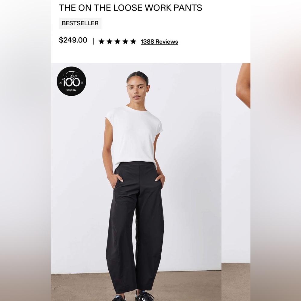 Ruti On The Loose Work Pant - NWT size 6